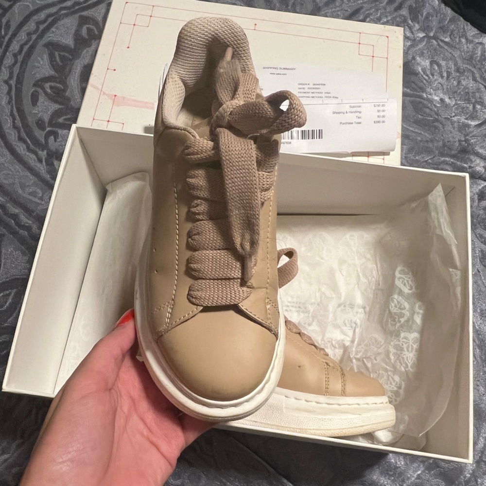 Children’s Alexander McQueen sneakers (Authentic) size 30c